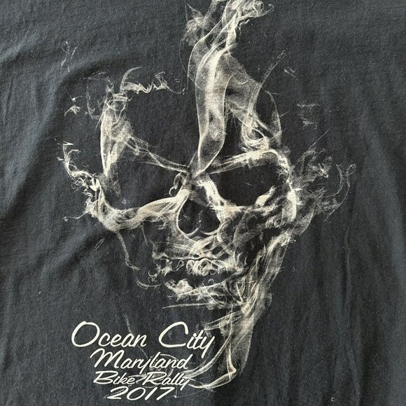 Ocean City Maryland 2017 Bike Rally T Shirt Size 3XL - Picture 2 of 2